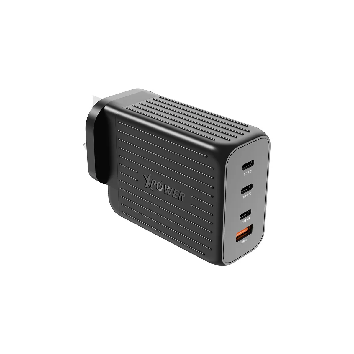XPower 200W 4 Output GaN Wall Charger - Black XPower 200W 4 Output GaN Wall Charger - Black